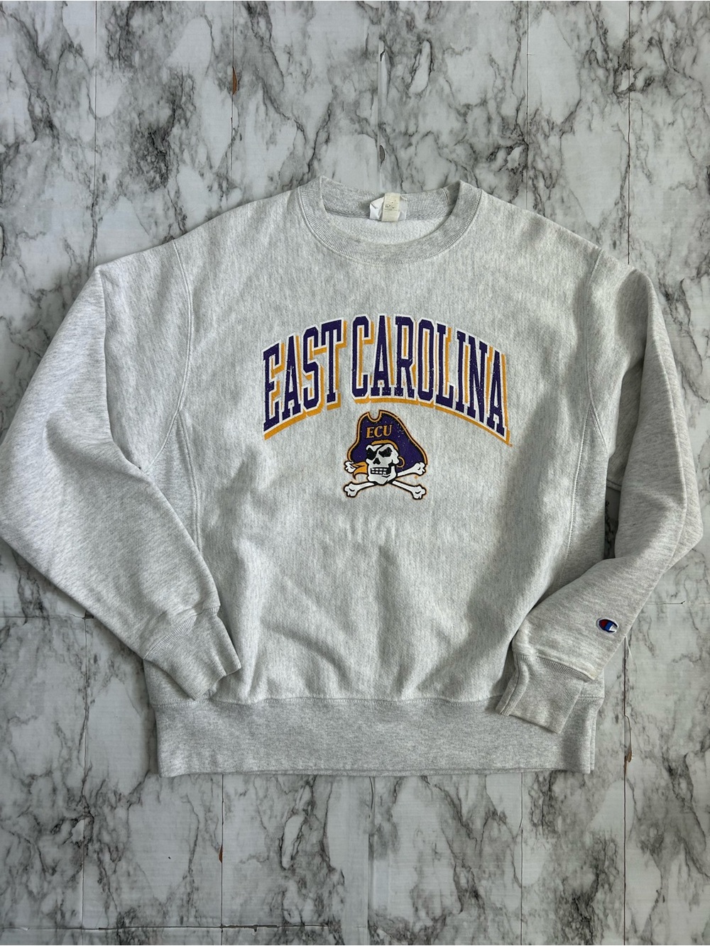 Vintage Champion reverse weave | medium ECU East Carolina crewneck sweatshirt